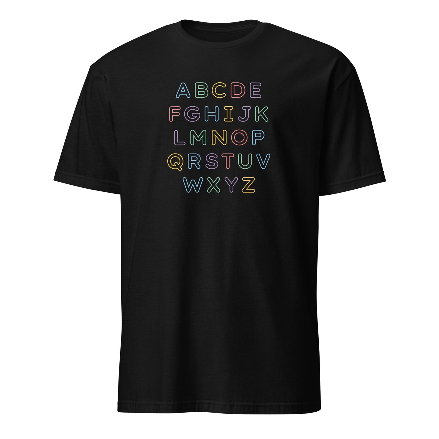 ImmaDaddy Alphabet Tee in Black
