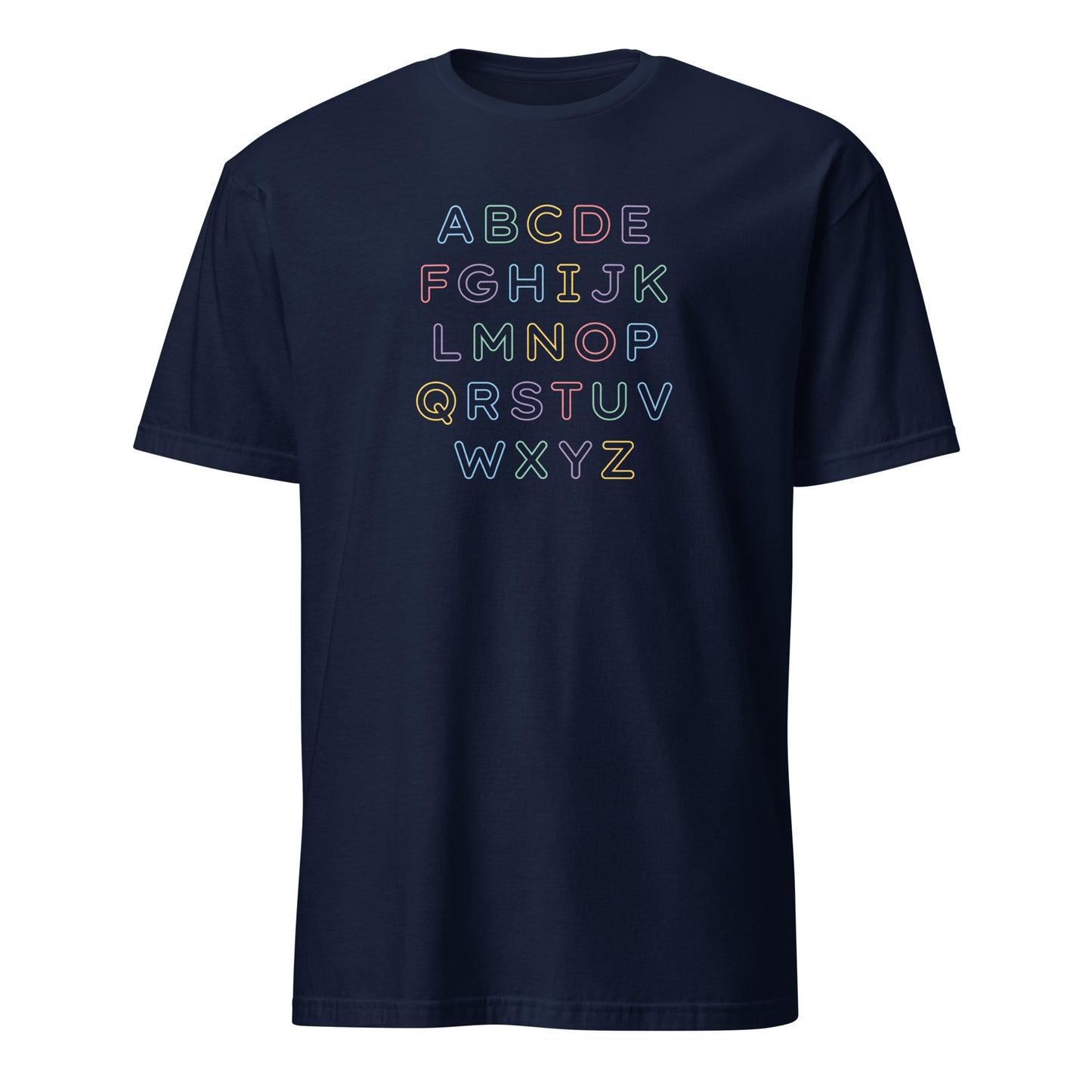 ImmaDaddy Alphabet Tee in Navy