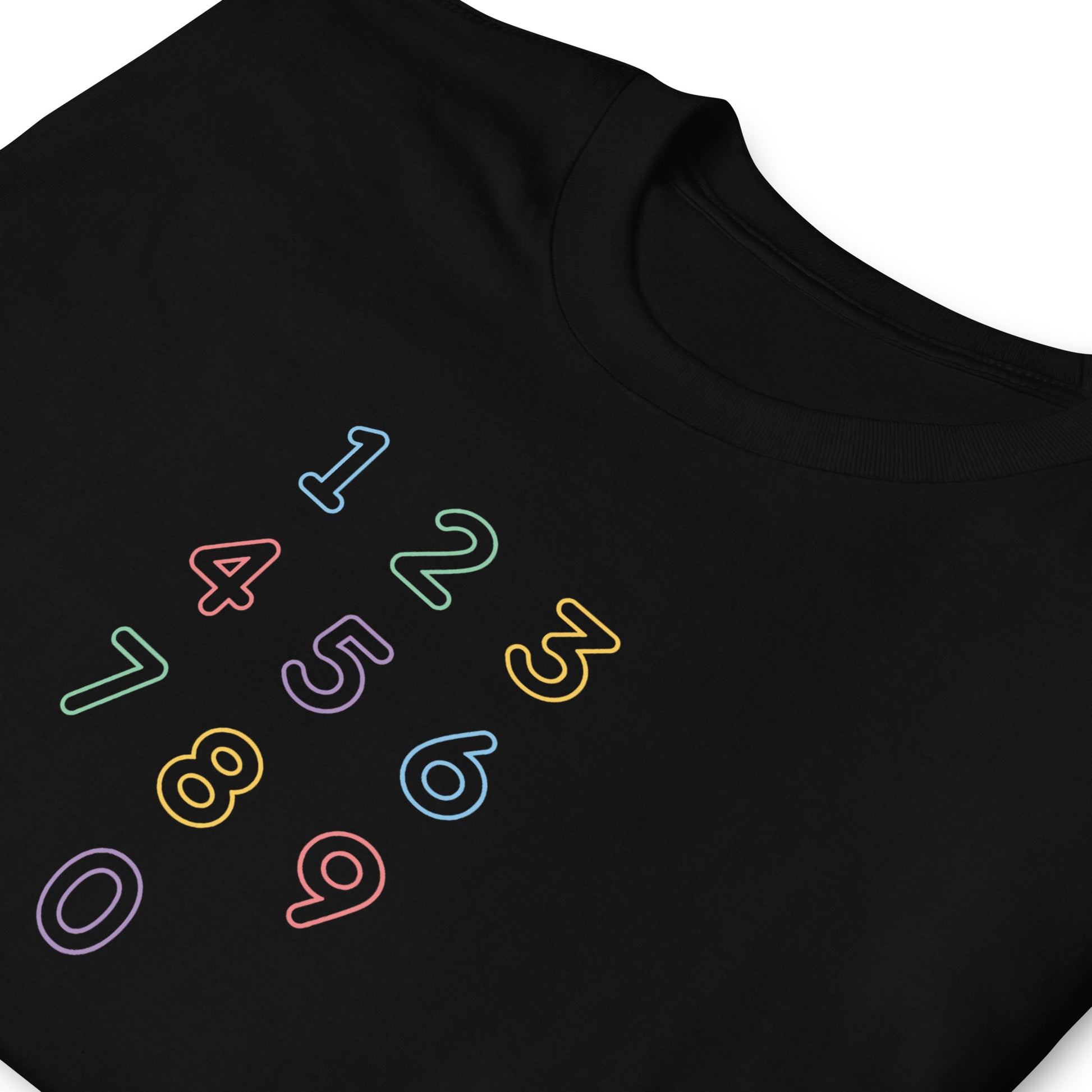 ImmaDaddy Numbers Tee in Black - Folded