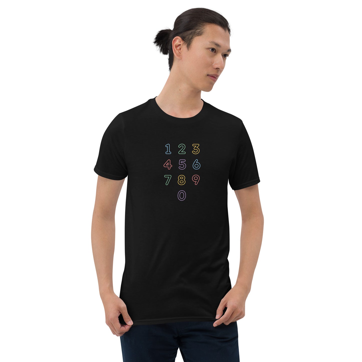 ImmaDaddy Numbers Tee in Black - Modelled