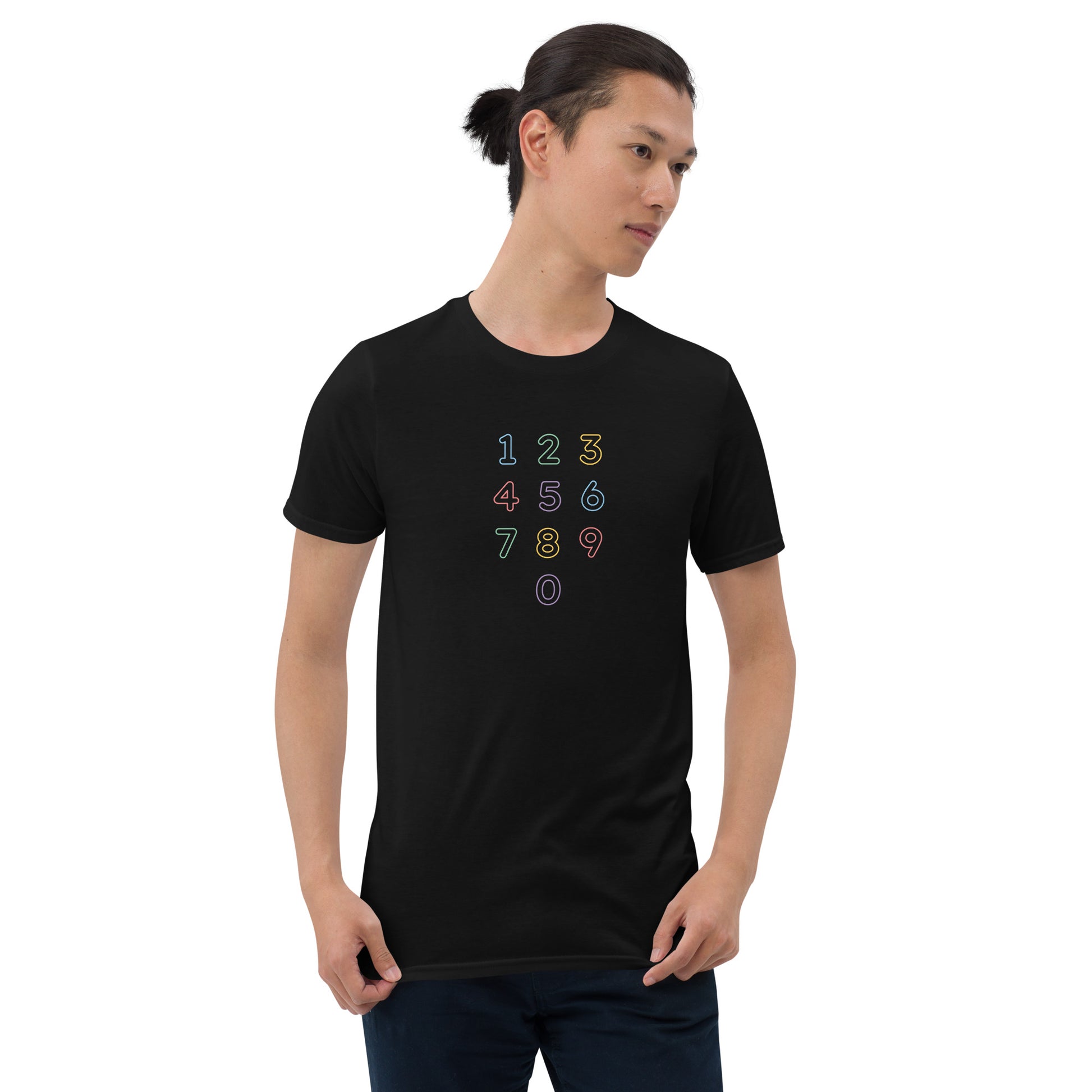 ImmaDaddy Numbers Tee in Black - Modelled